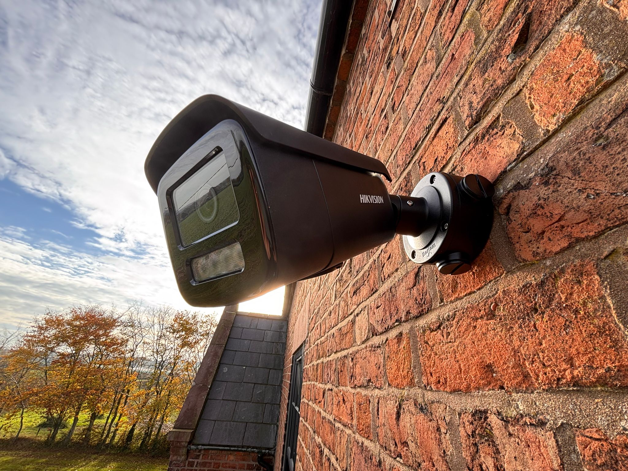 Residential CCTV installation by Dyfed CCTV